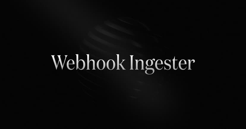 Webhooks Ingester
